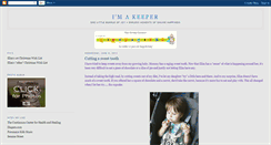 Desktop Screenshot of kelseykeeper.blogspot.com