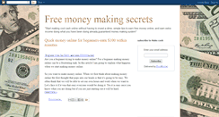 Desktop Screenshot of freemoneymakingsecret.blogspot.com