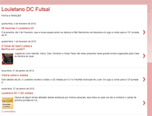 Tablet Screenshot of louletanodcfutsal.blogspot.com