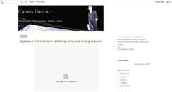 Desktop Screenshot of camusliveart.blogspot.com