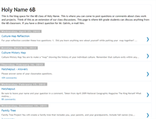 Tablet Screenshot of holyname6b.blogspot.com