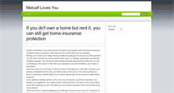Desktop Screenshot of metcalflovesyou.blogspot.com