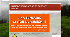 Desktop Screenshot of musicosconvocados.blogspot.com