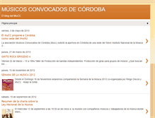 Tablet Screenshot of musicosconvocados.blogspot.com