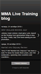 Mobile Screenshot of mmalivetrainingblog.blogspot.com