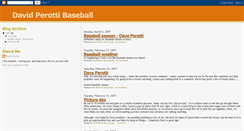 Desktop Screenshot of daveperottibaseball.blogspot.com