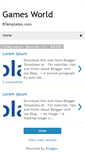 Mobile Screenshot of gamesworld-btemplates.blogspot.com