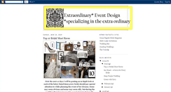 Desktop Screenshot of extraordinaryeventdesign.blogspot.com