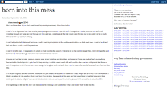 Desktop Screenshot of bornintothismess.blogspot.com