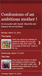 Mobile Screenshot of confessionsofanambitiousmother.blogspot.com