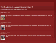 Tablet Screenshot of confessionsofanambitiousmother.blogspot.com