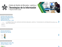 Tablet Screenshot of mercadoslogisticaytecnologia.blogspot.com