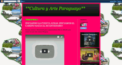 Desktop Screenshot of culturayarteparaguayo.blogspot.com