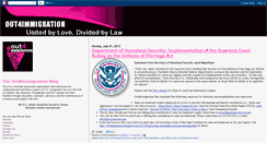 Desktop Screenshot of out4immigration.blogspot.com