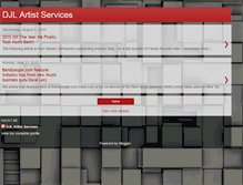 Tablet Screenshot of djlartistservices.blogspot.com
