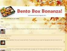 Tablet Screenshot of bentoboxbonanza.blogspot.com