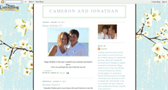 Desktop Screenshot of cameronandjonathan.blogspot.com