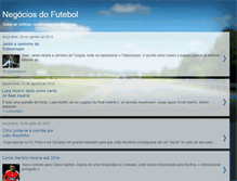 Tablet Screenshot of negociosdofutebol.blogspot.com