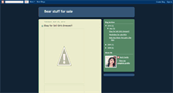 Desktop Screenshot of bearforsale.blogspot.com