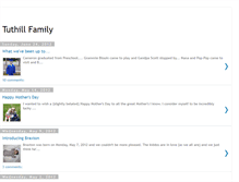 Tablet Screenshot of familytuthill.blogspot.com