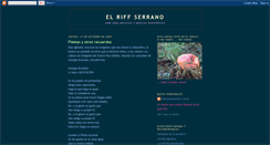 Desktop Screenshot of elriffserrano.blogspot.com