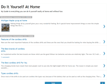 Tablet Screenshot of doityourselfathomeeasily.blogspot.com