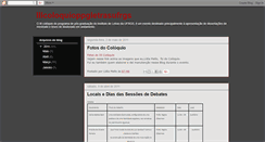 Desktop Screenshot of iiicoloquioppgletrasufrgs.blogspot.com