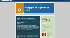 Desktop Screenshot of listasobralrh.blogspot.com