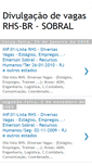 Mobile Screenshot of listasobralrh.blogspot.com