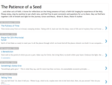 Tablet Screenshot of patienceofaseed.blogspot.com