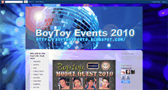 Desktop Screenshot of boytoyevents.blogspot.com