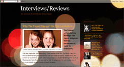 Desktop Screenshot of interviewsandgigreviews.blogspot.com