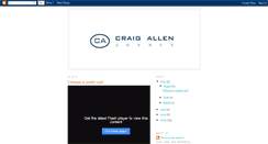 Desktop Screenshot of craigallenagency.blogspot.com