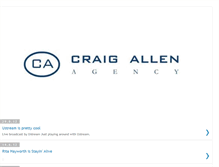 Tablet Screenshot of craigallenagency.blogspot.com