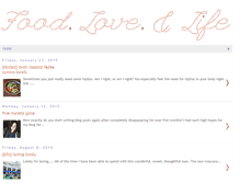 Tablet Screenshot of foodloveandlifeblog.blogspot.com