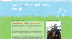 Desktop Screenshot of lovemarriageandbabycarriage-christine.blogspot.com