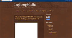 Desktop Screenshot of jaejoongmedia.blogspot.com