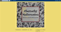 Desktop Screenshot of abernethymalformation.blogspot.com