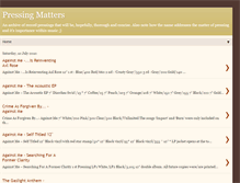 Tablet Screenshot of afewpressingmatters.blogspot.com