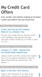 Mobile Screenshot of mycreditcardoffers.blogspot.com
