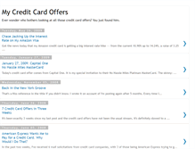 Tablet Screenshot of mycreditcardoffers.blogspot.com