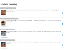 Tablet Screenshot of loviseshverdag.blogspot.com