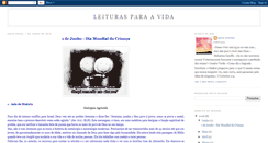 Desktop Screenshot of leiturasparaavida.blogspot.com