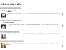 Tablet Screenshot of leiturasparaavida.blogspot.com