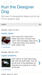 Mobile Screenshot of kurithedesignerdog.blogspot.com