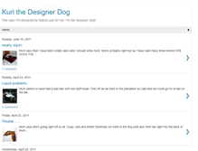 Tablet Screenshot of kurithedesignerdog.blogspot.com