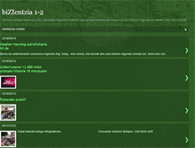 Tablet Screenshot of bizientzia.blogspot.com