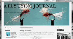 Desktop Screenshot of flytyingjournal.blogspot.com