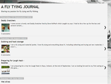 Tablet Screenshot of flytyingjournal.blogspot.com