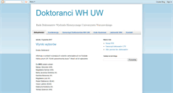 Desktop Screenshot of doktoranci-wh.blogspot.com